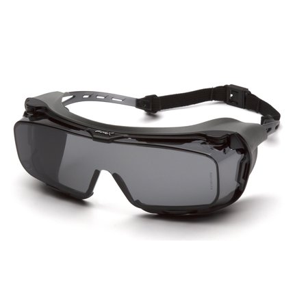 PYRAMEX Safety Glasses, Gray Anti-Fog, Scratch-Resistant S9920STMRG